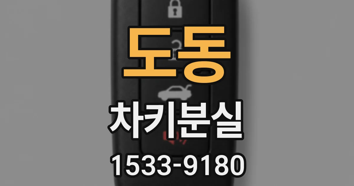 도동 차키분실