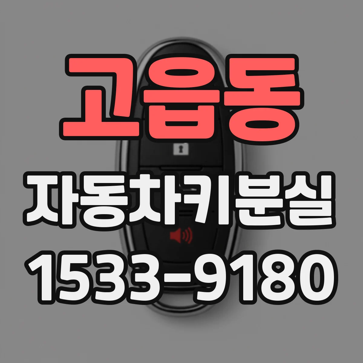 고읍동 자동차키분실