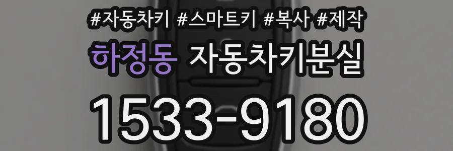하정동 자동차키분실