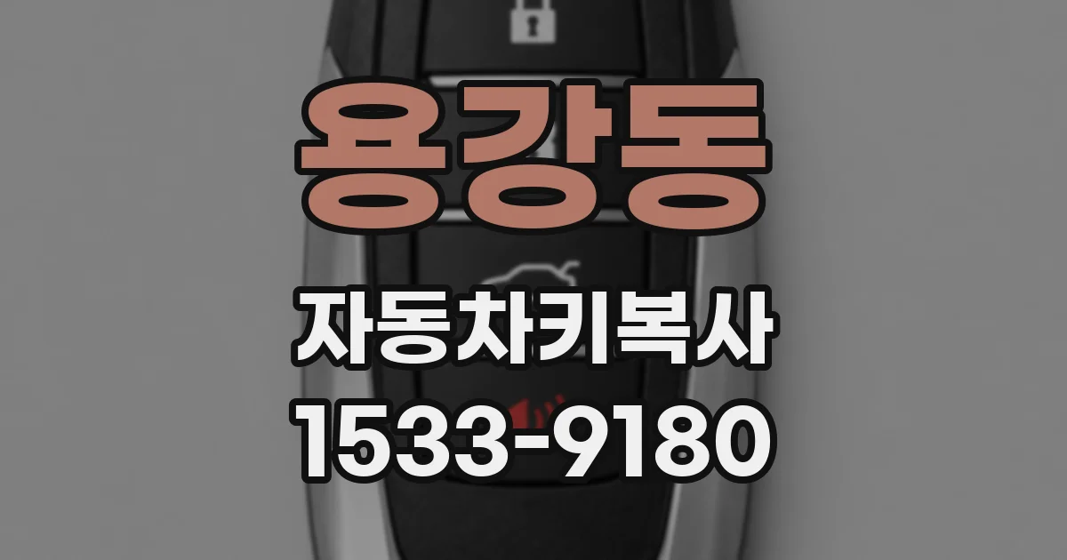 용강동 자동차키복사