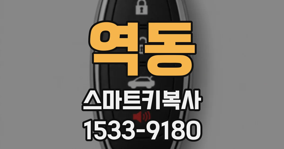 역동 스마트키복사