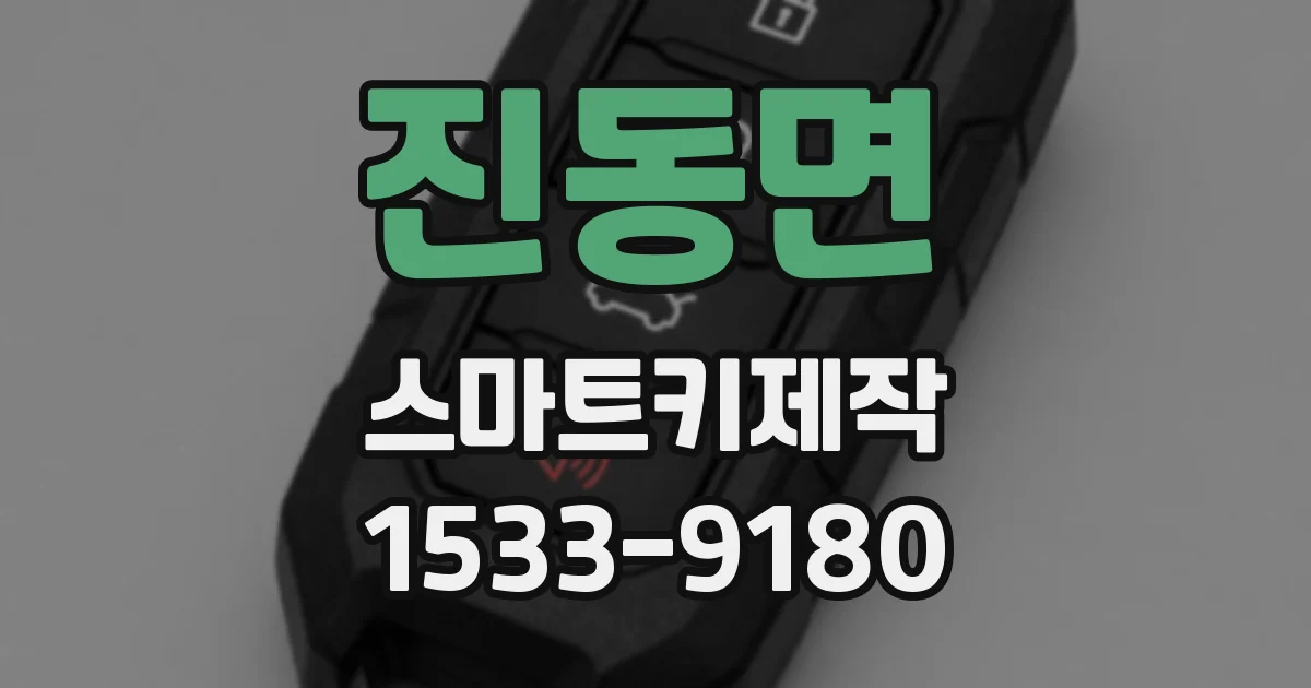 진동면 스마트키제작