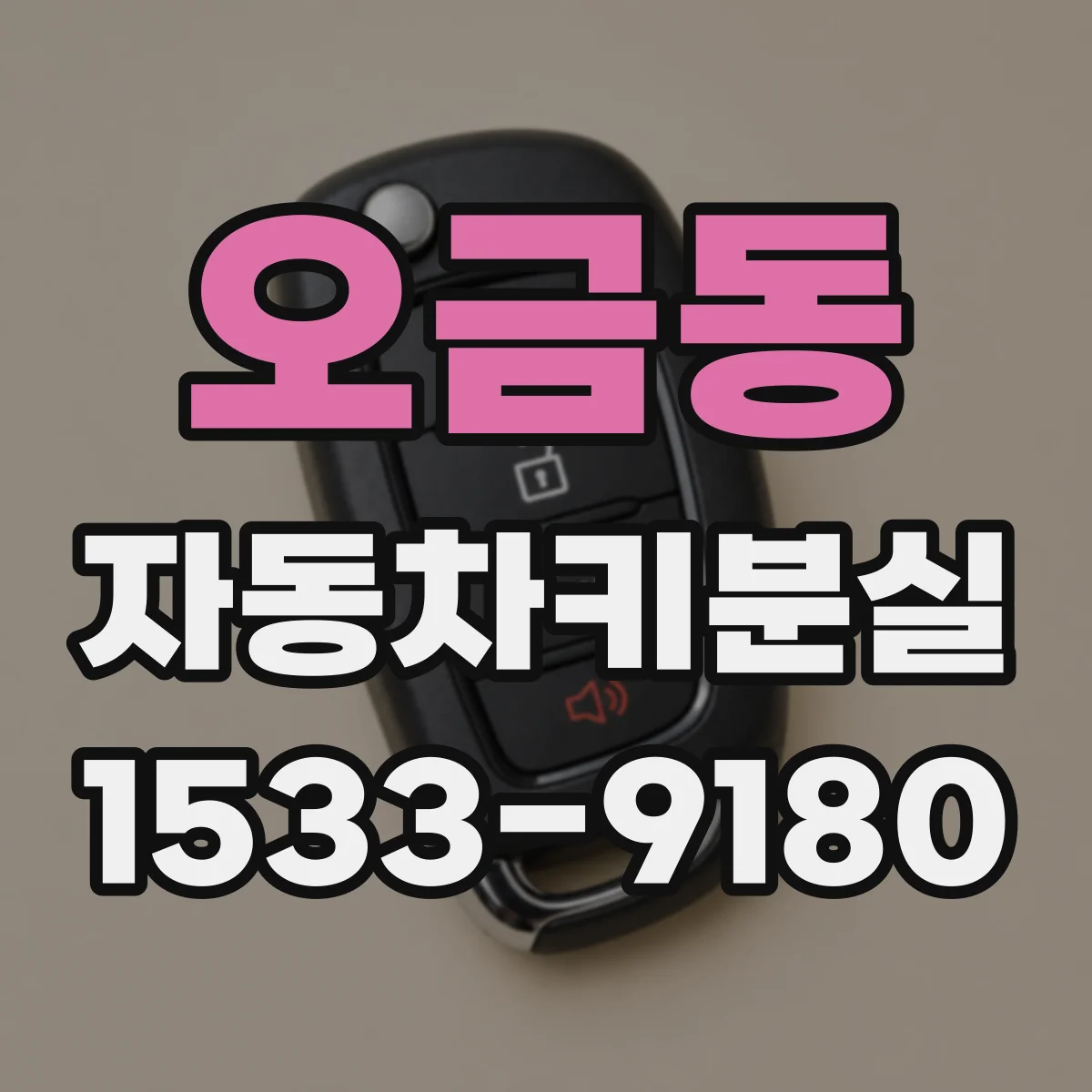 오금동 자동차키분실