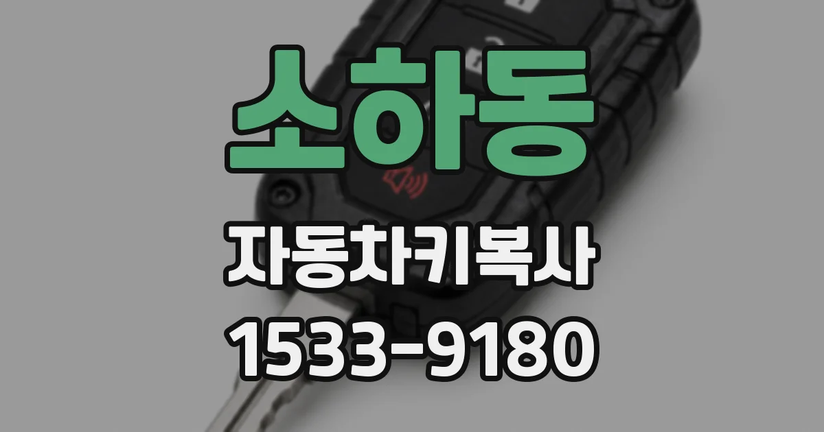 소하동 자동차키복사