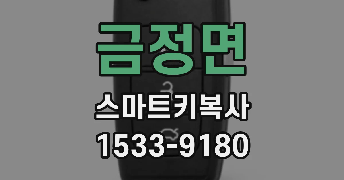 금정면 스마트키복사
