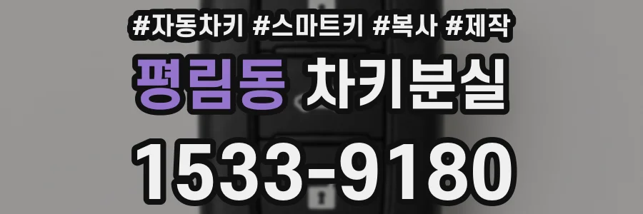 평림동 차키분실