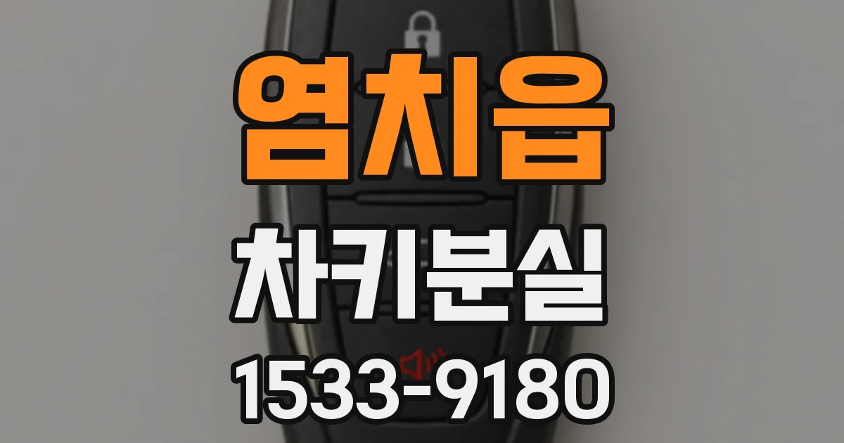염치읍 차키분실