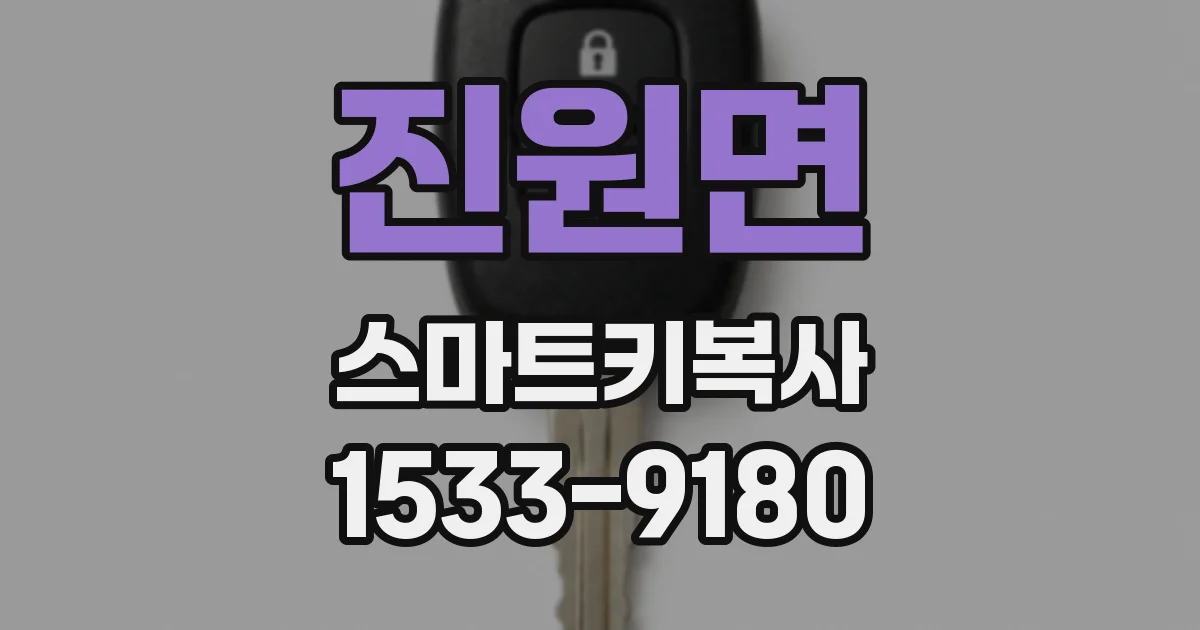 진원면 스마트키복사