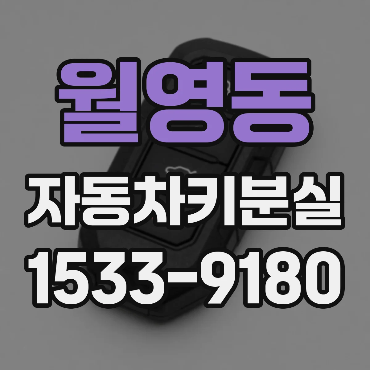 월영동 자동차키분실