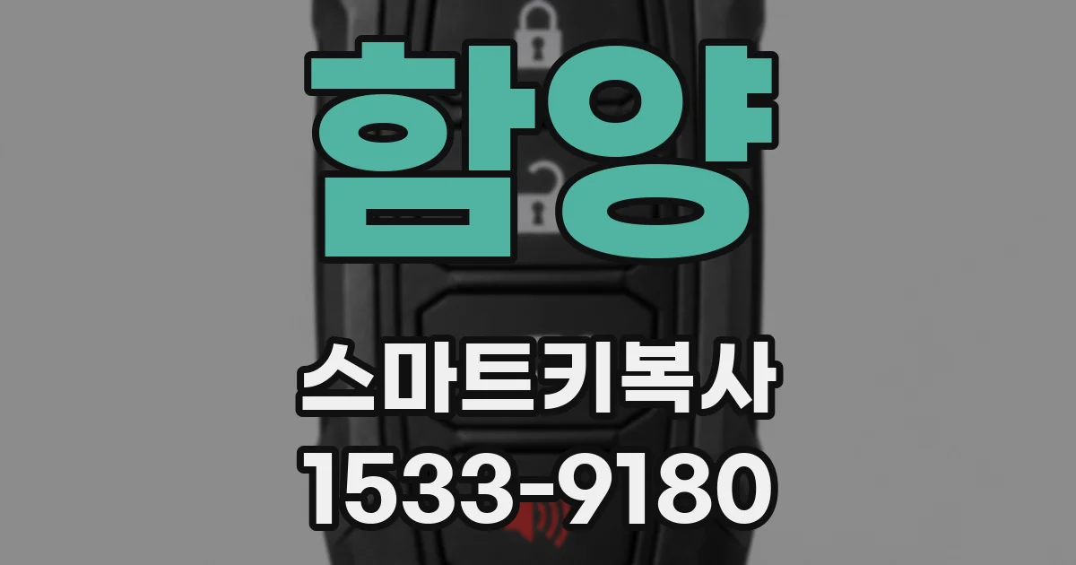 함양 스마트키복사