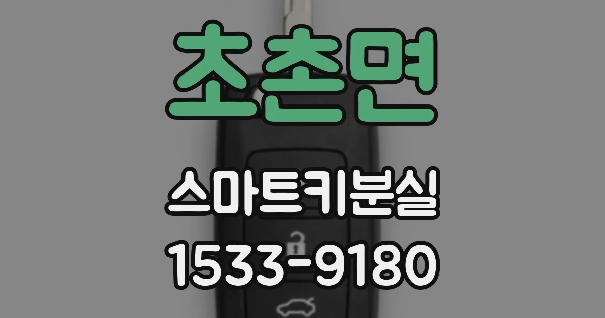 초촌면 스마트키분실