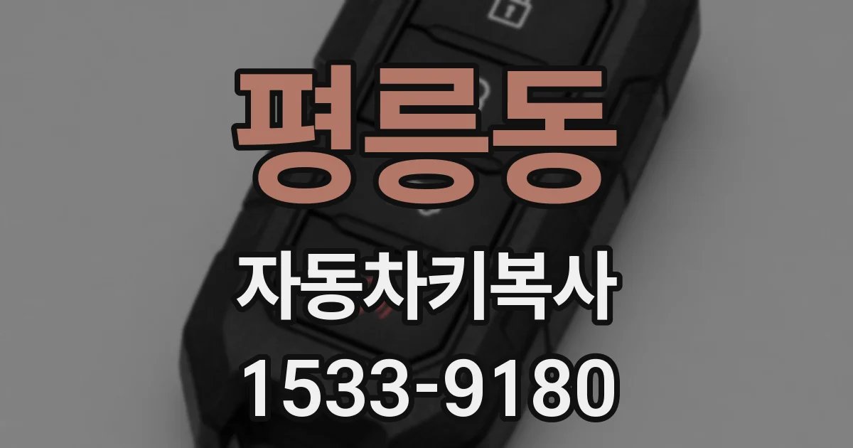 평릉동 자동차키복사