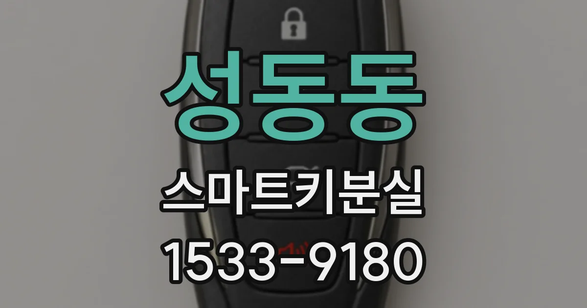 성동동 스마트키분실
