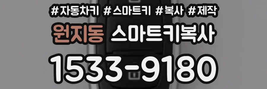 원지동 스마트키복사