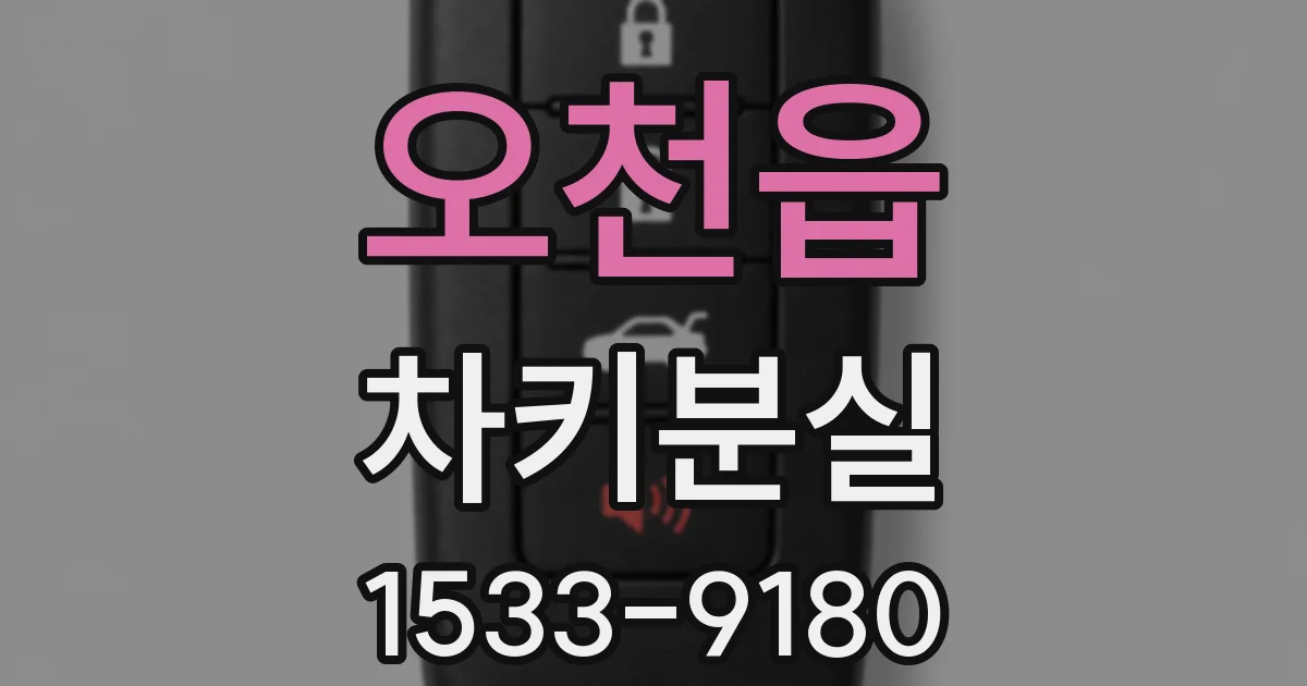 오천읍 차키분실