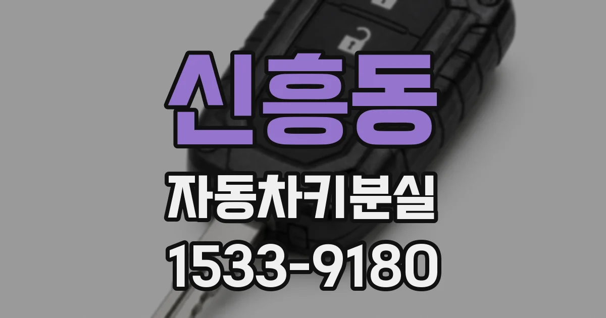 신흥동 자동차키분실
