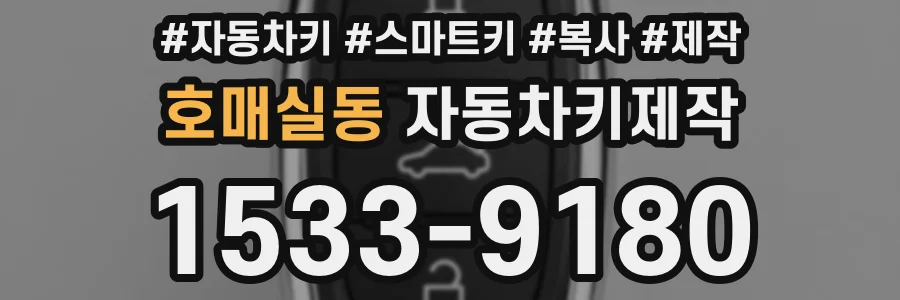 호매실동 자동차키제작
