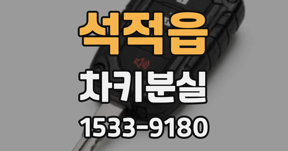 석적읍 차키분실