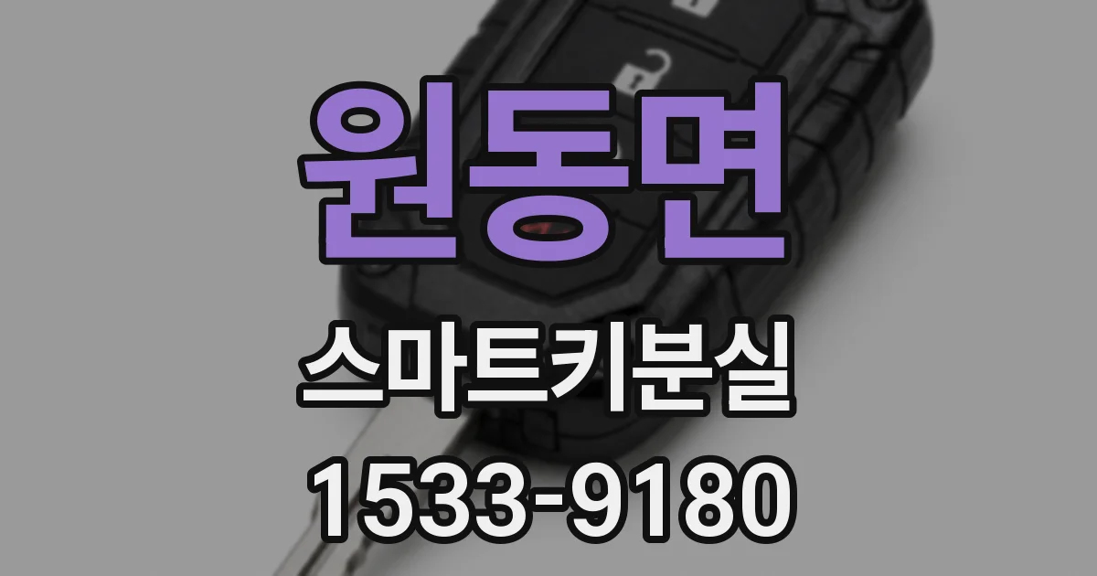 원동면 스마트키분실