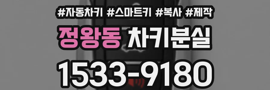 정왕동 차키분실