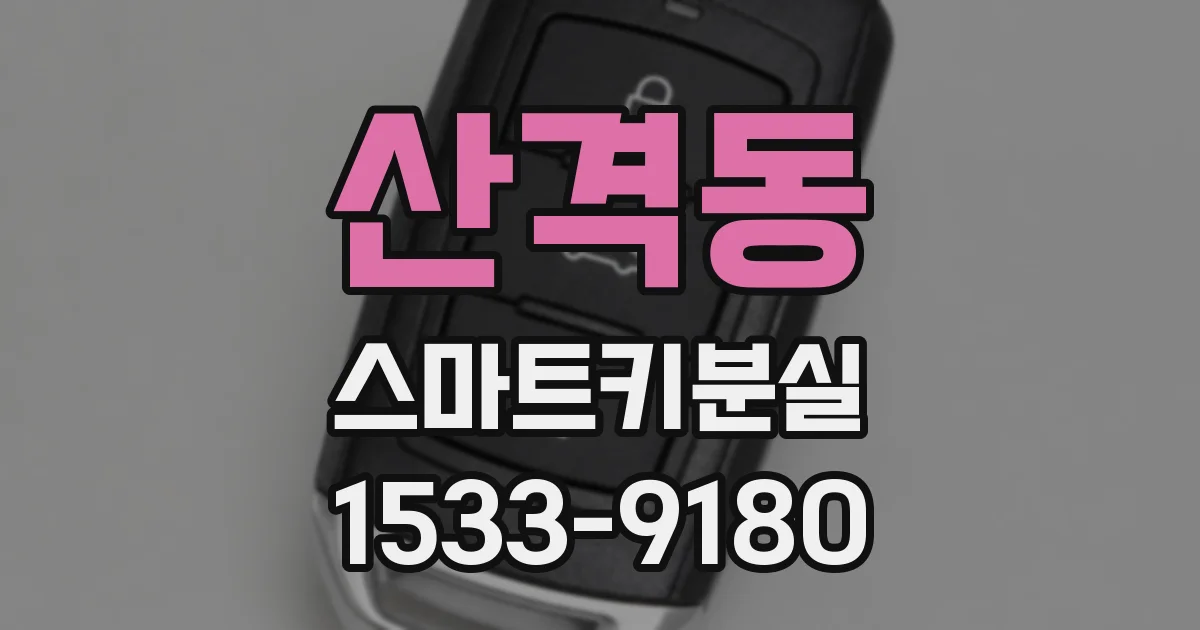 산격동 스마트키분실