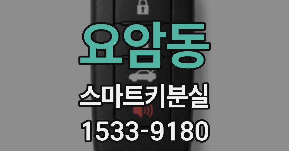요암동 스마트키분실