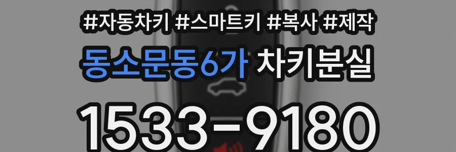 동소문동6가 차키분실
