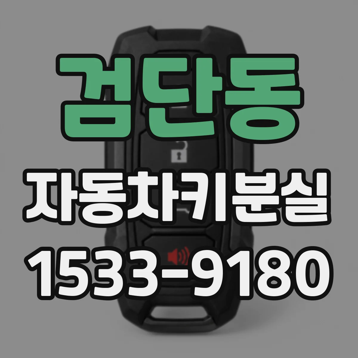 검단동 자동차키분실