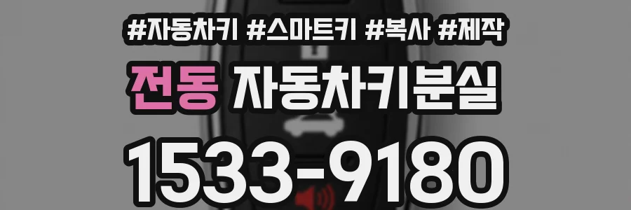 전동 자동차키분실