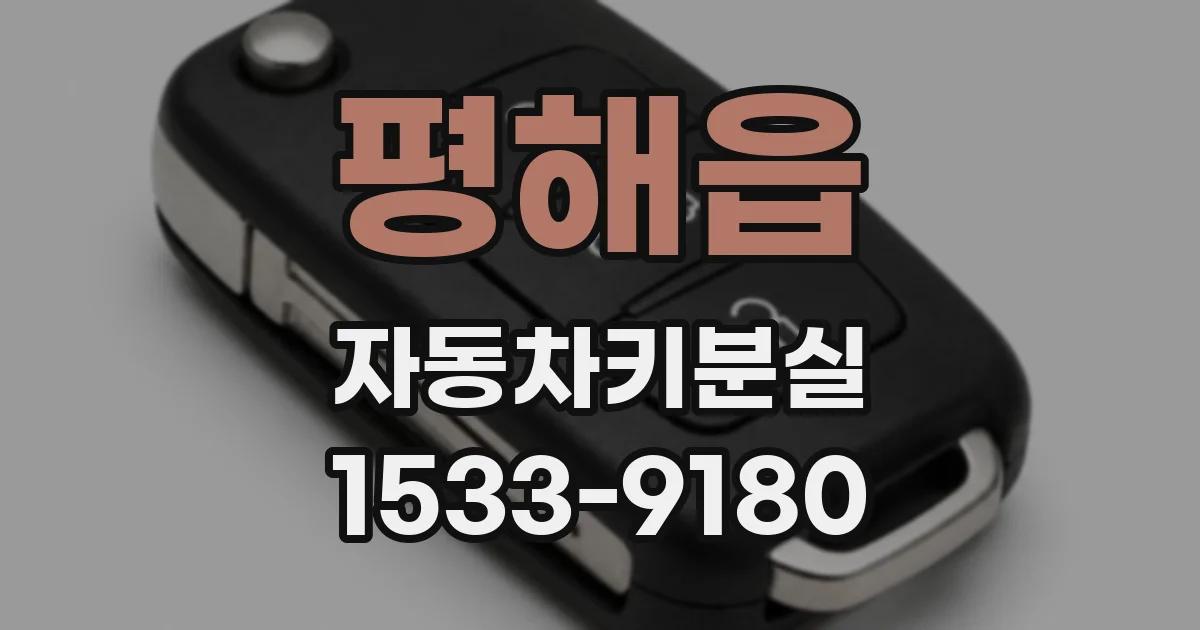 평해읍 자동차키분실