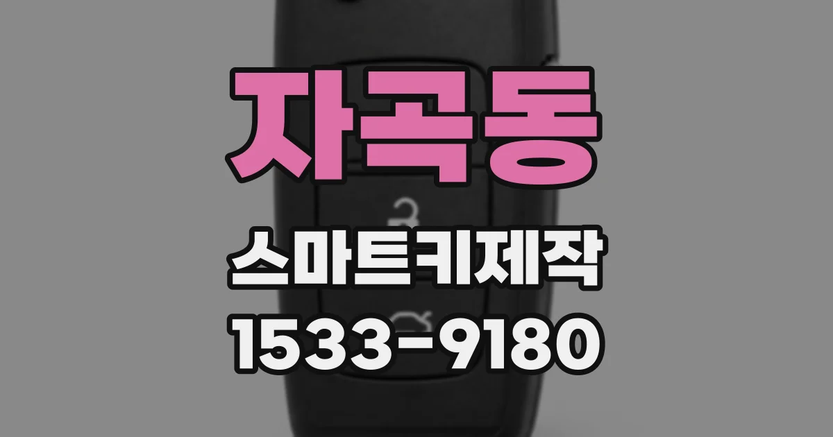 자곡동 스마트키제작