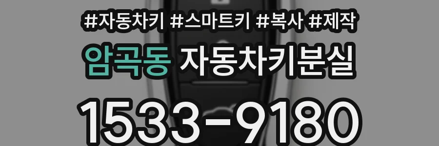 암곡동 자동차키분실