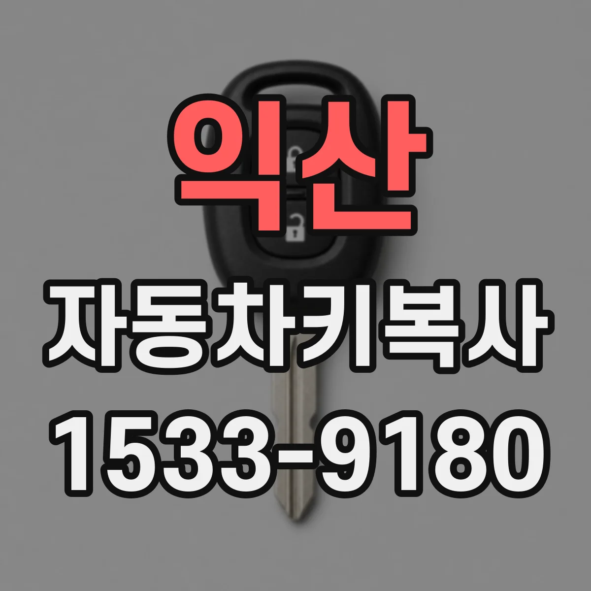 익산 자동차키복사