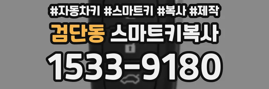 검단동 스마트키복사