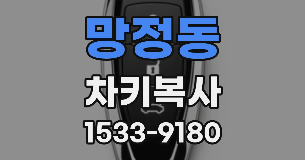 망정동 차키복사