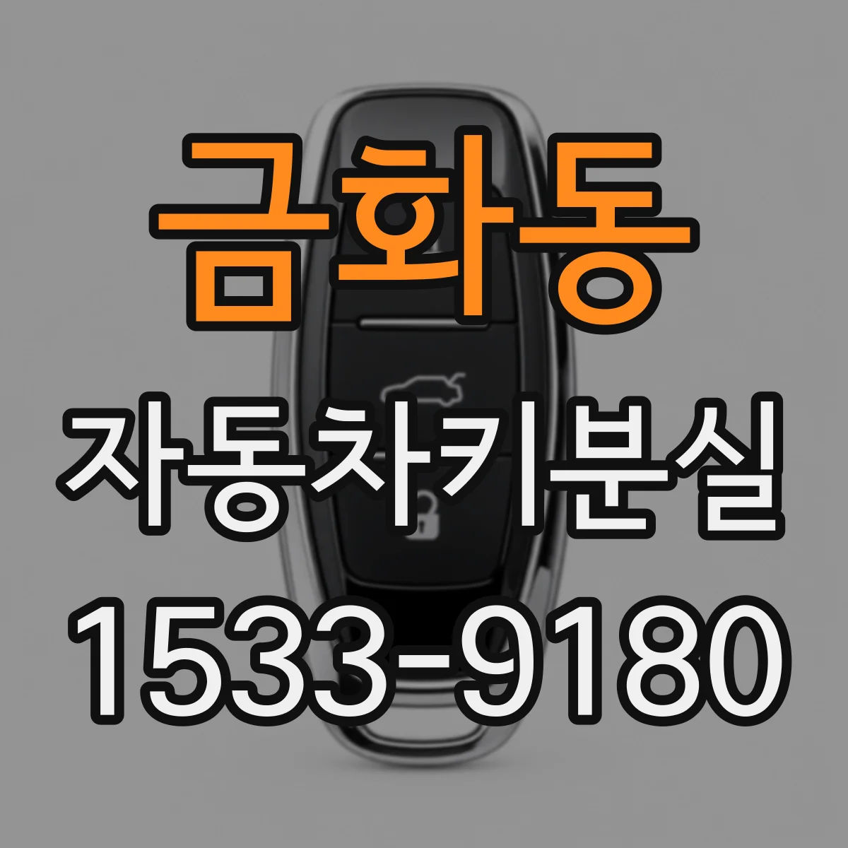 금화동 자동차키분실