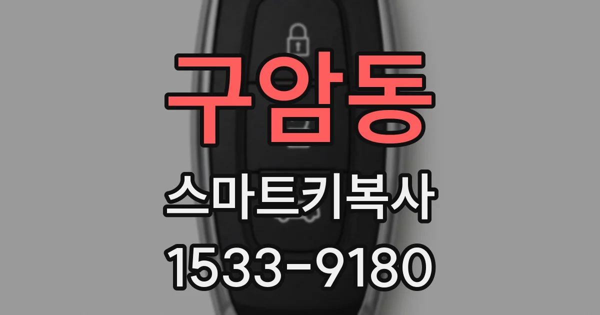 구암동 스마트키복사