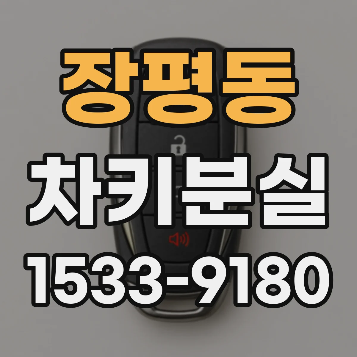 장평동 차키분실