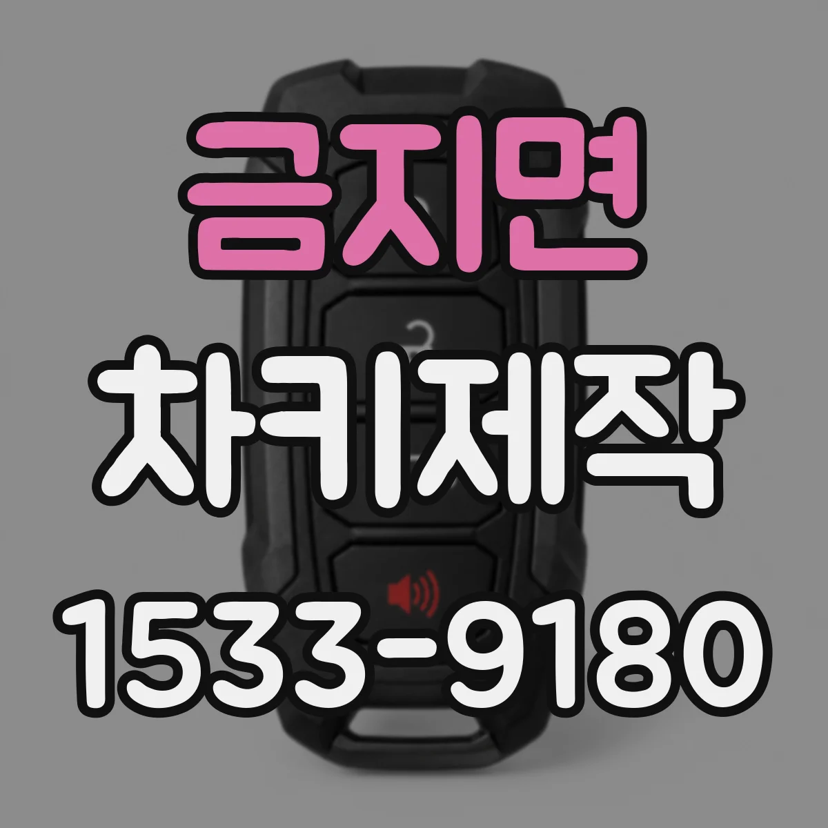 금지면 차키제작