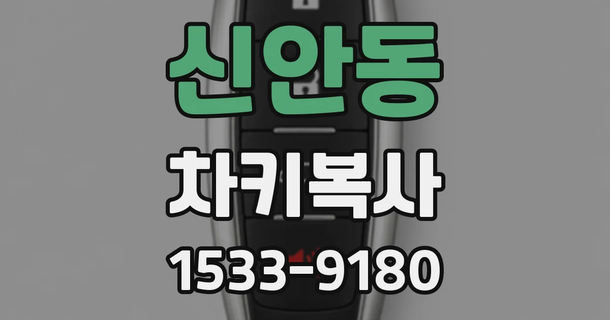 신안동 차키복사