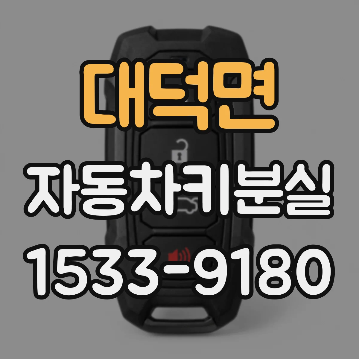 대덕면 자동차키분실