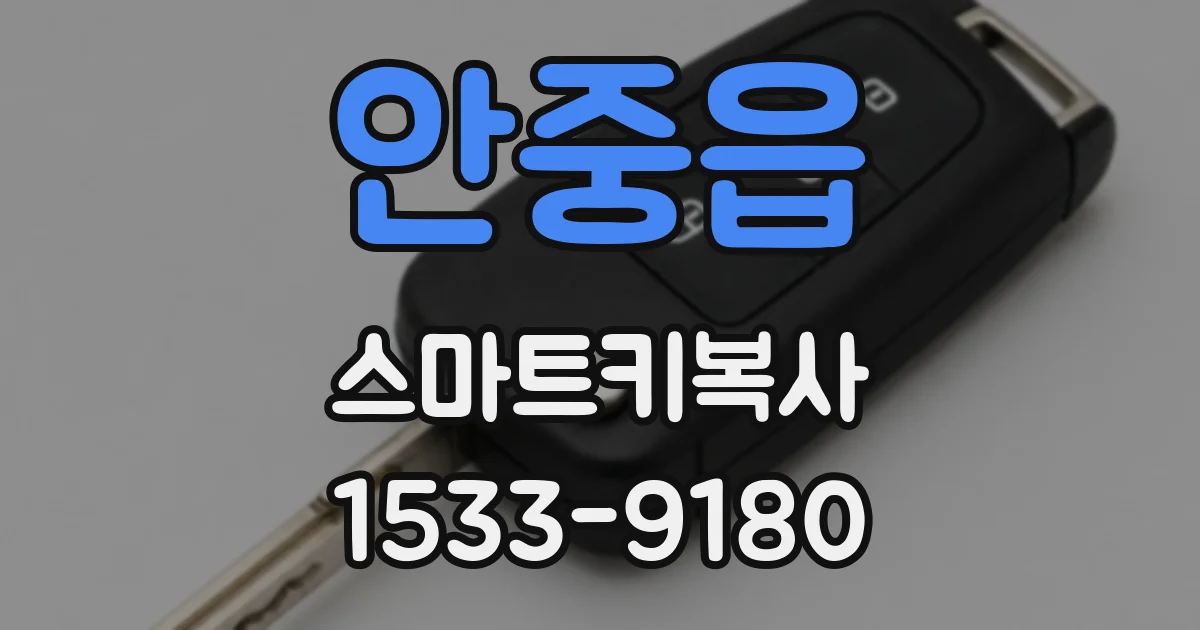 안중읍 스마트키복사