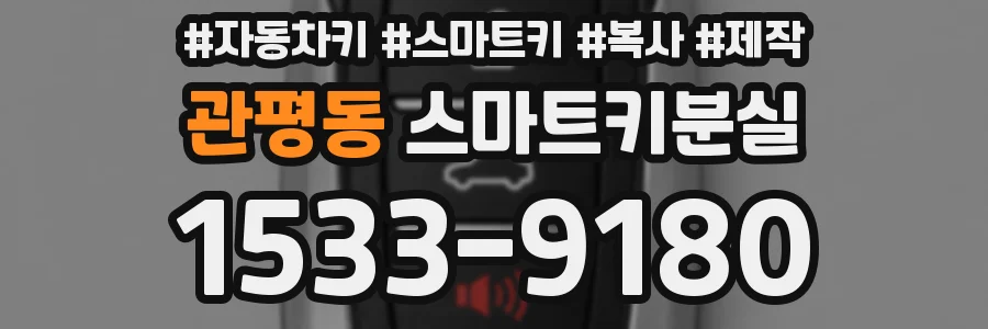 관평동 스마트키분실