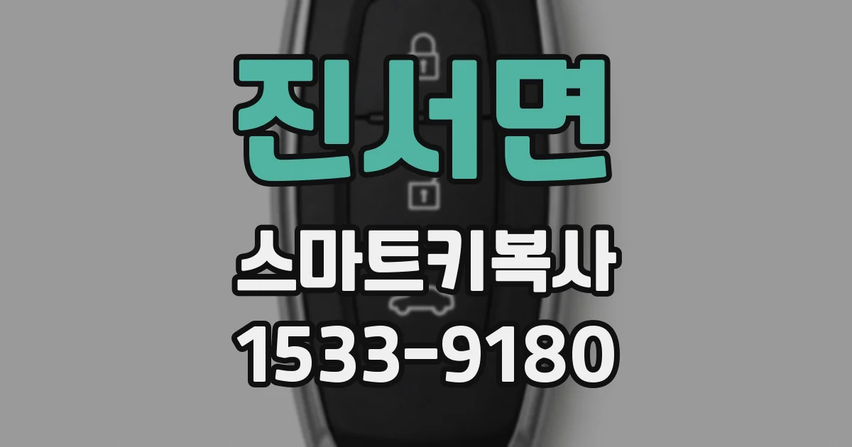 진서면 스마트키복사