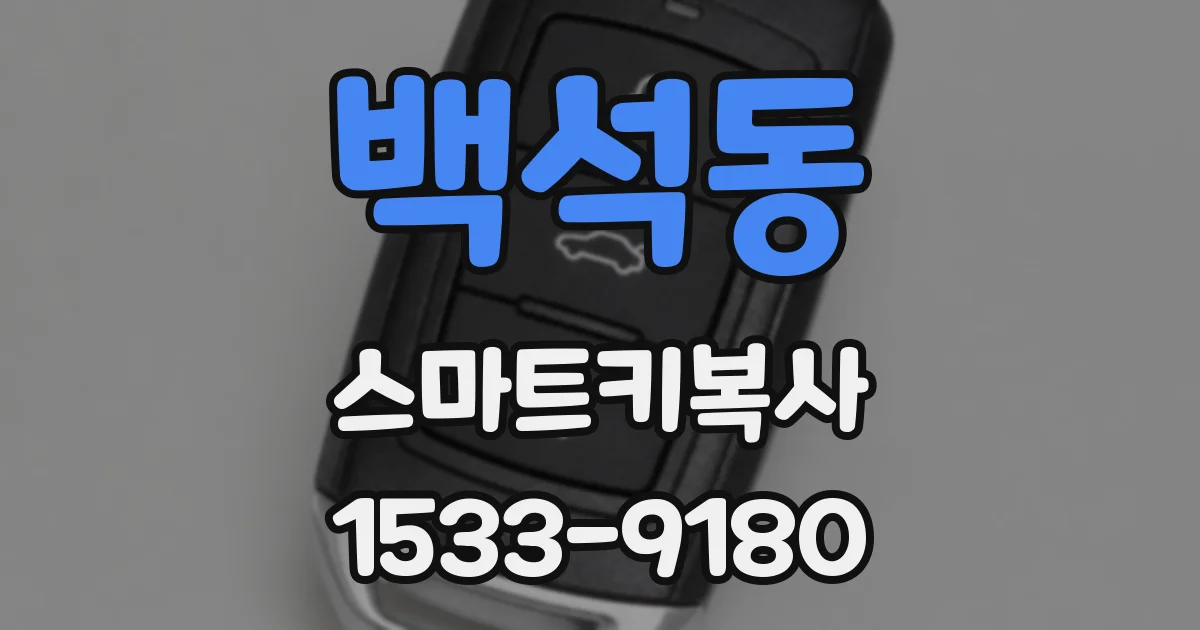 백석동 스마트키복사