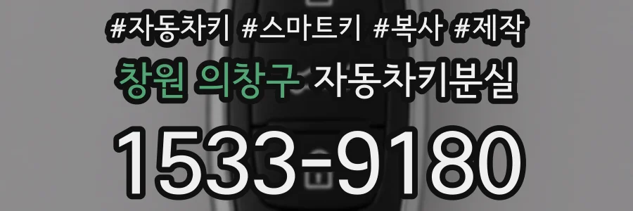창원 의창구 자동차키분실