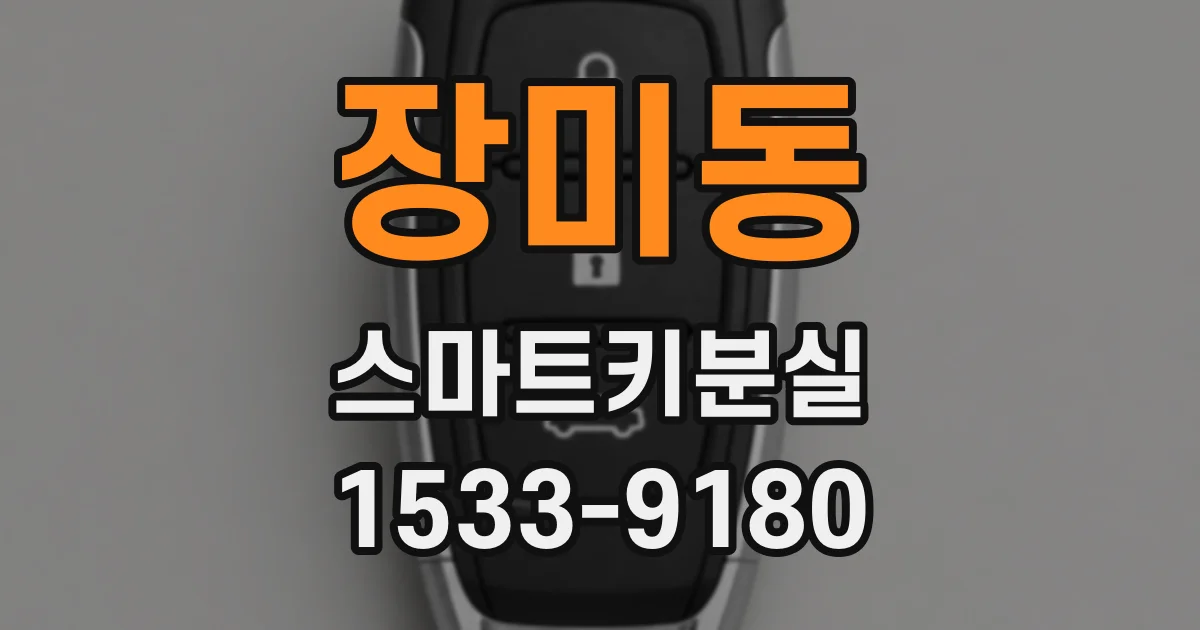장미동 스마트키분실