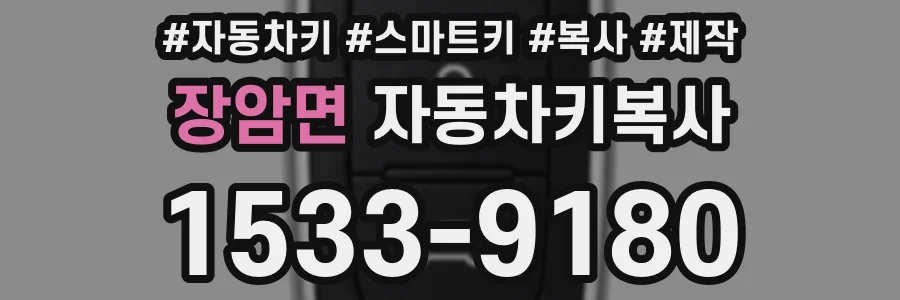 장암면 자동차키복사