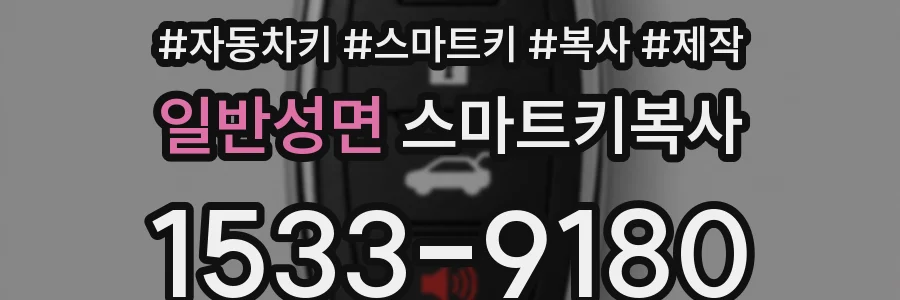 일반성면 스마트키복사