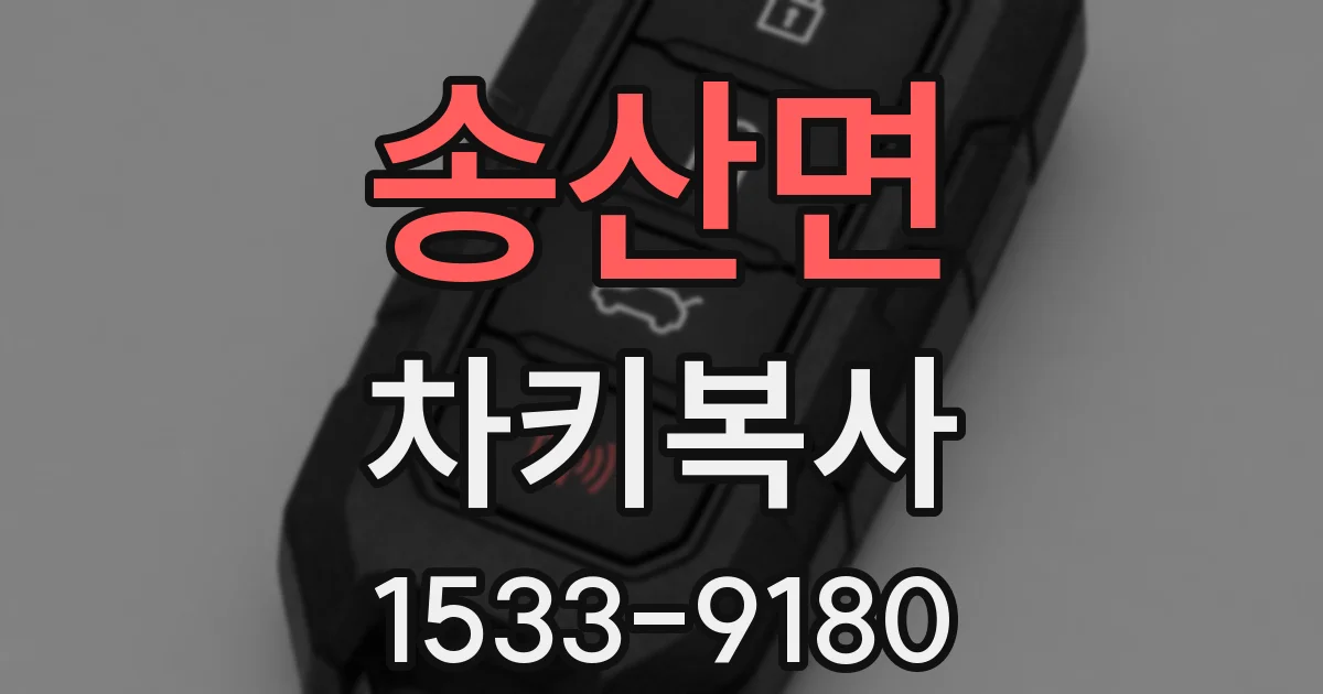 송산면 차키복사